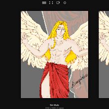 El ángel del emperador  . % Kari González tarafından hazırlanan Tablo, Dijital Bo, Ve ama projesi - 07.31.2025