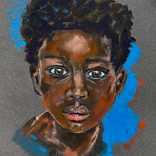 Expressive Portrait . Een project van  Artistieke tekening,  Tekening,  Beeldende kunst, Traditionele illustratie y  Portrettekening van Diane Alzmann Googins - 31.07.2025