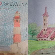 Sketchbook ilustrado com lápis de cor.. Artistic Drawing, Drawing, Fine Arts, Traditional illustration, Pencil Drawing, Sketchbook, and Sketching project by Jayme Gonzalez - 08.01.2025