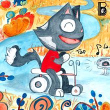 Le Chant des Cailloux - Illustration à l'aquarelle de l'imaginaire d'un enfant. Een project van Kinderillustratie, Tekening, Redactionele illustratie, Traditionele illustratie, Verhaallijn y Aquarelschilderen van camille_turon - 01.08.2025