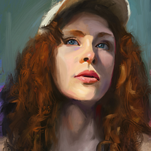 Curly Ein Projekt aus dem Bereich Traditionelle Illustration, Bildende Künste, Malerei und Ölmalerei von jfbraseth - 01.08.2025