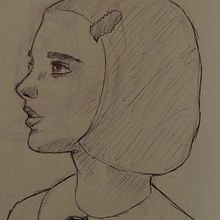 Ejercicios. Un proyecto de Dibujo artístico, Dibujo, Dibujo de Retrato, Sketchbook y Bocetado de Elena Garzón García - 03.08.2025