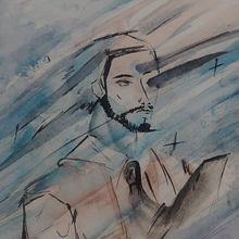 IMMERSED IN MUSIC: Mac Miller tribute . Ilustrație tradițională, Desen și Desen artistic de Stefany Collado Ccamerccoa - 08.03.2025