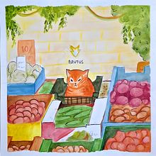 Do you accept Brutus' quest? Ein Projekt aus dem Bereich Bildende Künste, Traditionelle Illustration, Kinderillustration, Malerei, Aquarellmalerei und Gouachemalerei von Ruchira Choudhary - 03.08.2025