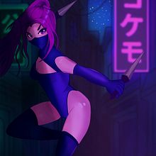 Ninja creation. Character Design, Comic, Digital Illustration, Traditional illustration, and Manga project by amberjdann - 08.03.2025