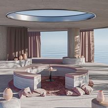 Project for course Interior ArchViz: Create Surreal 3D Designs with Blender - by Camille Boldt.. Architecture, Digital Architecture, Interior Architecture, and ArchVIZ project by Ariane Dias - 08.06.2025