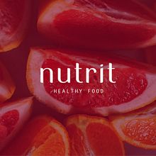 NUTRIT, HEALTHY FOOD. Un progetto di Br, ing, Br, identit, Direzione artistica, Design di loghi e Graphic design di Alma García Dáz - 06.08.2025