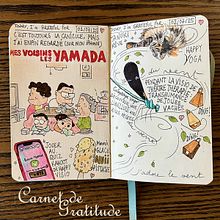 Carnet de gratitude : Juillet 2025. Ilustração tradicional, Desenho, Stor, telling, e Sketchbook projeto de Stig Legrand - 08.08.2025