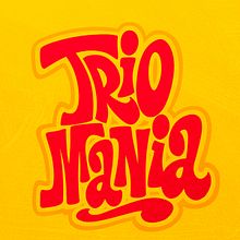 TrioMania - Logotype & Brand Identity. Graphic Design, Design, Br, ing, Identit, Creativit, Lettering, Digital Design, Business, Logo Design, Instagram, H, Lettering, Food St, and ling project by Mario Acosta - 08.08.2025