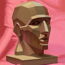 Bust study.. Un progetto di Belle arti, Disegno digitale, Illustrazione digitale, Pittura e Pittura digitale di Gell Art - 12.08.2025
