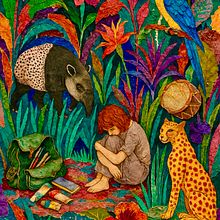 The Garden of Lost Dreams . Collage project by enseignement_urgence - 08.12.2025