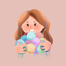 crochet.ton. Un proyecto de Ilustración digital de Samara Vitória Nogy - 13.08.2025