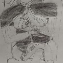 dibujando un personaje en tradicional. Een project van Traditionele illustratie y  Tekening van chepoart1591 - 13.08.2025