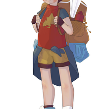 Proyecto diseño de personajes para animación con Photoshop . Animation, Character Animation, and Character Design project by Ale Barrios - 08.14.2025