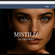 MistiLiz. Een project van Webdesign y Digitale marketing van Lizeth Barrera - 14.08.2025