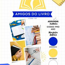 AMIGOS DO LIVRO . Een project van Communicatie, Digitale marketing, Instagram, Marketing voor Instagram, Marketing, Mobiele marketing y Social media van Nivia Renata - 15.08.2025