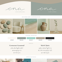 ona | Visual Identity Ein Projekt aus dem Bereich Br, ing und Identität, Design, Logodesign und Grafikdesign von Patricia - 15.08.2025