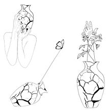 Rise again . Een project van  Tekening, Digitale tekening,  Tatoeageontwerp, Grafisch ontwerp, Traditionele illustratie y Digitale illustratie van Ella Yahalom - 17.08.2025