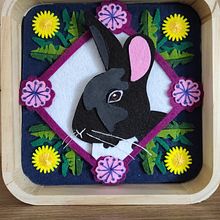 Lapins feutrine. Een project van Craft, DIY, Traditionele illustratie, Papercraft y Textielontwerp van Justine Pétry - 17.08.2025
