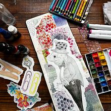 Sketching creativo. Een project van  Schetsen,  Creativiteit,  Tekening, Traditionele illustratie, Aquarelschilderen y Sketchbook van Katherine Guerra - 18.08.2025