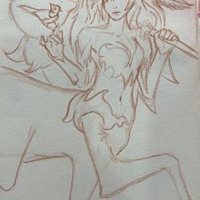 Sketch de lápiz de color. Traditional illustration project by Fernando Paez Milan - 08.18.2025