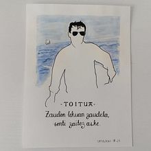 Toitua. Traditional illustration, Drawing, Painting, Fine Arts, Pencil Drawing, Portrait Drawing, and Gouache Painting project by Mikel Urtasun Osacar - 08.18.2025