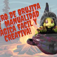 🎃 Cómo hacer un Caldero de Brujita para Halloween | Manualidad Fácil y Creativa. Un proyecto de Artesanía, DIY y Bellas Artes de Gliiter Moda - 18.08.2025
