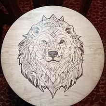 Oso pirograbado. Un projet de Menuiserie de Andrea Ribeiro - 20.08.2025