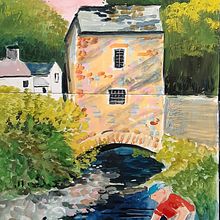 Messing about on a stream. Een project van Traditionele illustratie van elaine Roe - 21.08.2025