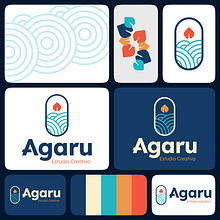 Branding Agaru . Un projet de Br, ing et identité, Design , Création de logos , et Design graphique de Jackeline Villarroel - 21.08.2025