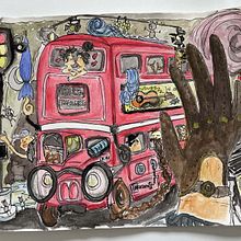 Caos en mi cuaderno de bocetos. Projekt z dziedziny  R, sunek, R, sunek ołówkiem, Trad, c, jna ilustracja i Sketchbook użytkownika crissmv36 - 22.08.2025