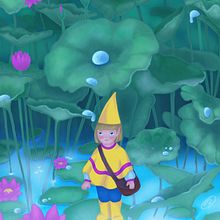 After the rain. Un projet de Illustration numérique, Illustration jeunesse et Illustration botanique de freyariana - 22.08.2025