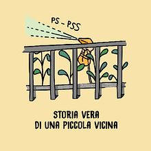 Storia vera di una piccola vicina. Un proyecto de Cómic, Ilustración digital e Ilustración tradicional de elisabetta_pasciucco - 23.08.2025