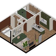 DISEÑO VIVIENDA OLIVA. Architecture, Digital Architecture, Interior Architecture, and ArchVIZ project by camilo torres - 08.26.2025