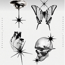 Flash B&W. Un proyecto de Ilustración digital, Diseño de tatuajes y Diseño gráfico de Fernanda Cruz - 26.08.2025
