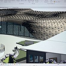 Cubierta paramétrica hecha en rhino para revit. 3D, Arquitetura, Design e fabricação de móveis, Design industrial, Arquitetura de interiores, Design de produtos, Modelagem 3D, Arquitetura digital, e 3D Design projeto de mariohiguera2002 - 27.08.2025