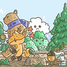 FOREST FEST.. Digital Illustration project by Mario Rodrigo Romero - 08.27.2025