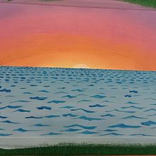Ocean sunset. Pintura Acrílica projeto de melissaday31 - 27.08.2025