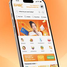 Food Delivery. Design de apps, Mobile Design, UX / UI, e Design de produto digital projeto de Sovannaroth Ry - 01.09.2025