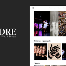 SODRE - Web & Tickets. Un progetto di Design digitale, Progettazione di applicazioni, Design per smartphone, UX / UI, Web design e Design di prodotti digitali di Santiago Rocha - 01.09.2025