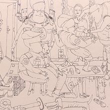 Quarto aleatório. Sketching, Drawing, Pencil Drawing, Traditional illustration, Ink Illustration, Watercolor Painting, and Sketchbook project by jalmeidacn - 09.02.2025