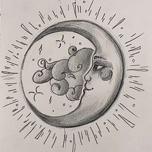 moon tattoo design. Un projet de Conception de tatouage de Anaé Monique McFarland - 02.09.2025