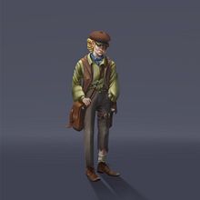 Ray. Concept character design.. Un projet de Conception de personnages, Art conceptuel, Dessin numérique, Illustration numérique , et Peinture numérique de Svitlana Hrynchuk - 02.09.2025