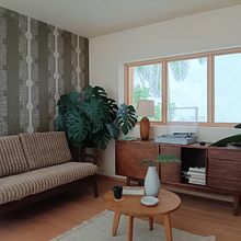 Mid-Century Modern Apartment. Arquitetura, Arquitetura de interiores, e Design de interiores projeto de javierehrenfeld - 03.09.2025
