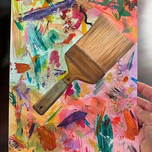 August Mixed Media. Un proyecto de Pintura de Kristin Taylor - 04.09.2025