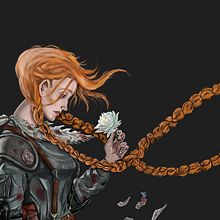 lili y la flor. Design de personagens, Concept Art, Desenho digital, Ilustração digital, Pintura digital e Ilustração tradicional projeto de exjuir - 05.09.2025