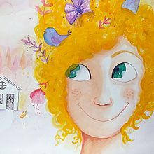 Boucler d'Or et les trois Ours. Artes plásticas, Pintura, Ilustração tradicional, Desenho, Pintura em aquarela, Desenho a lápis, Ilustração infantil, e Narrativa projeto de mel_app - 07.09.2025
