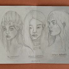 Proyecto final Sketchbook de retrato. Desenho artístico, Desenho, Desenho de retrato, Sketchbook, e Esboçado projeto de bogdan_radulescu - 07.09.2025