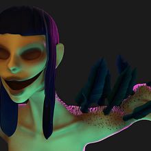 Tlahuelpuchi | 3D model. Design de personagens, e 3D projeto de Daniel Parra Montoya - 08.09.2025