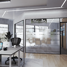 concrete office. Arquitetura de interiores, 3D Design, Interiores, e Modelagem 3D projeto de arkibeat182 - 09.09.2025